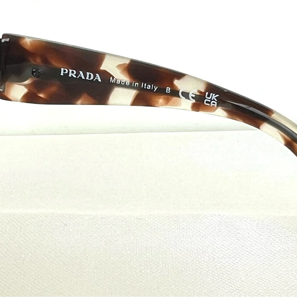 PRADA PR 02WS 01MOA7 54 Gray Lens Black Tortoise Frame Cat Eye Gradient Sunglass